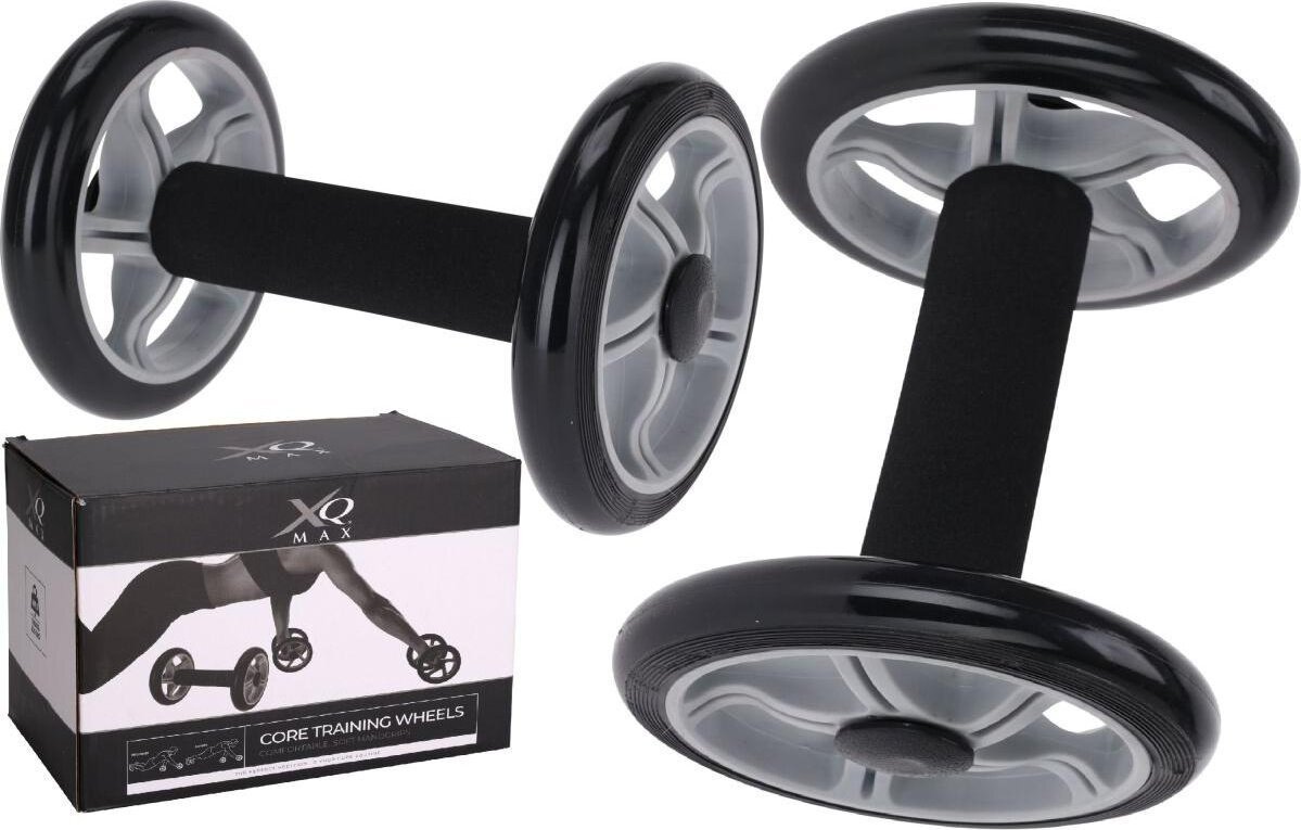 Koopman Trenażer koła do ćwiczeń core trening wheels czarne 2 szt