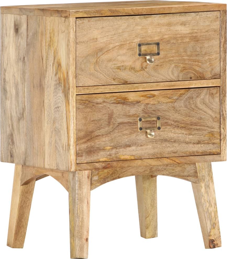 vidaXL Szafka nocna, 40x35x55 cm, lite drewno mango
