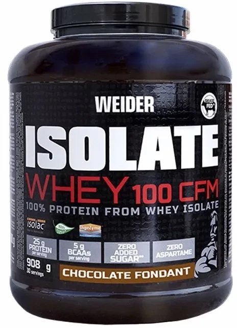 Weider - Izolat, Isolate Whey 100 CFM, Chocolate Fondant, Proszek, 2000g