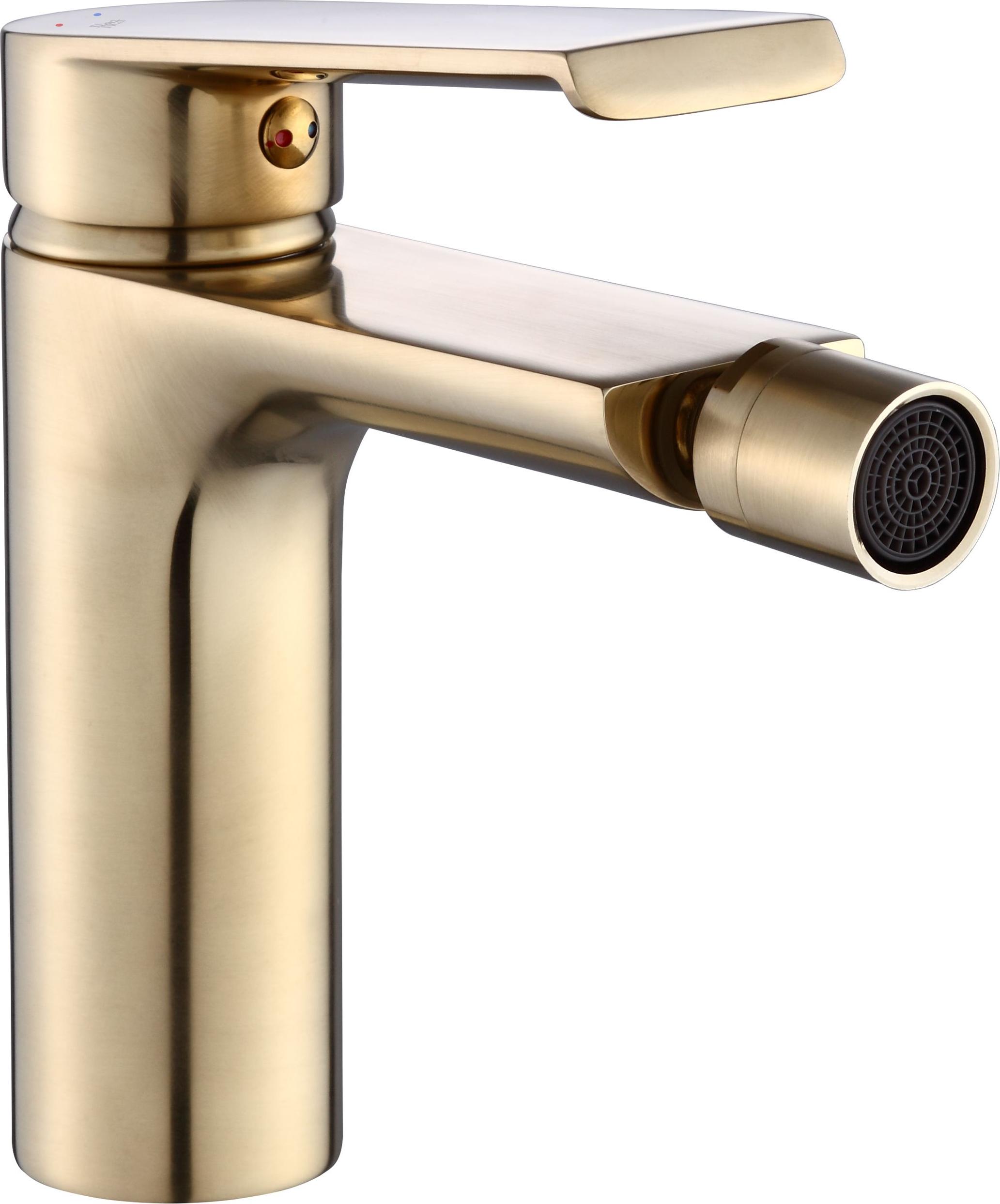 Bateria bidetowa Rea Rea Bateria bidetowa Rea Hass Gold Złota szczotkowana