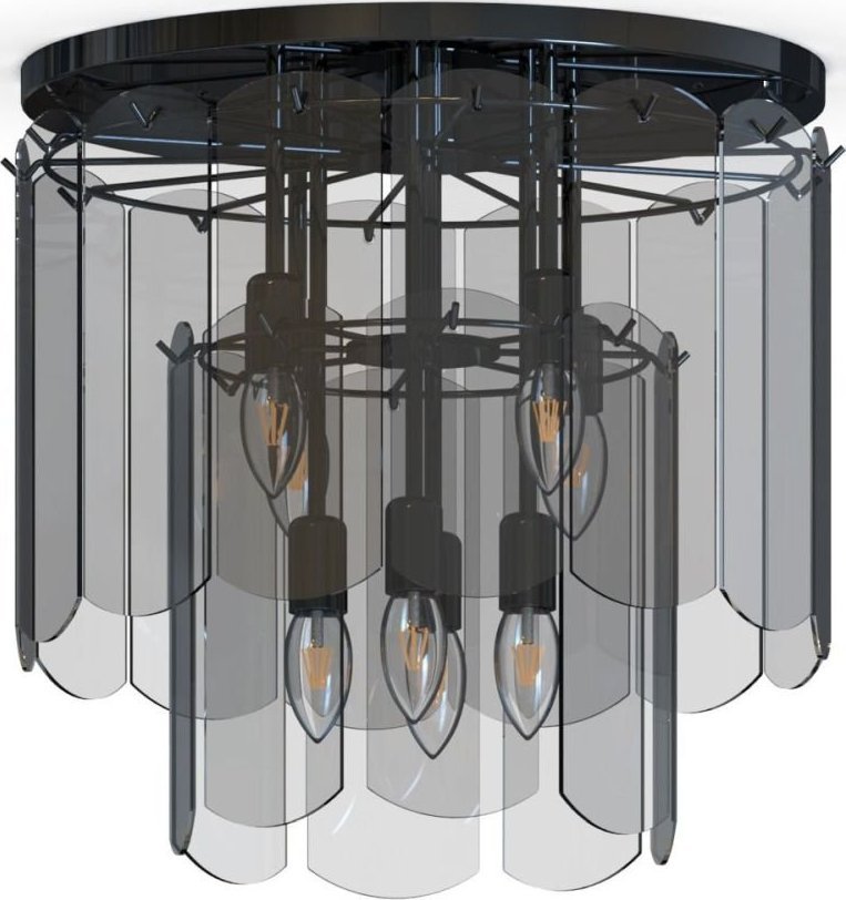 Lampa sufitowa Zumaline Lampa sufitowa NIRA MX3523-8M-EBCN Zuma Line