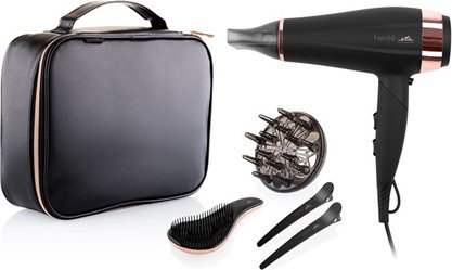 Suszarka Eta ETA | Hair Care Gift Set | ETA732090020 Fenité | 2200 W | Number of temperature settings 3 | Ionic function | Diffuser nozzle | Juodas Ed