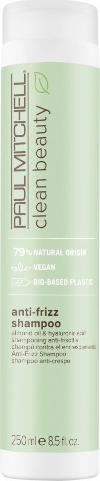 PAUL MITCHELL Paul Mitchell, Clean Beauty Anti-Frizz, Vegan, Hair Shampoo, Anti-Frizz, 250 ml For Women