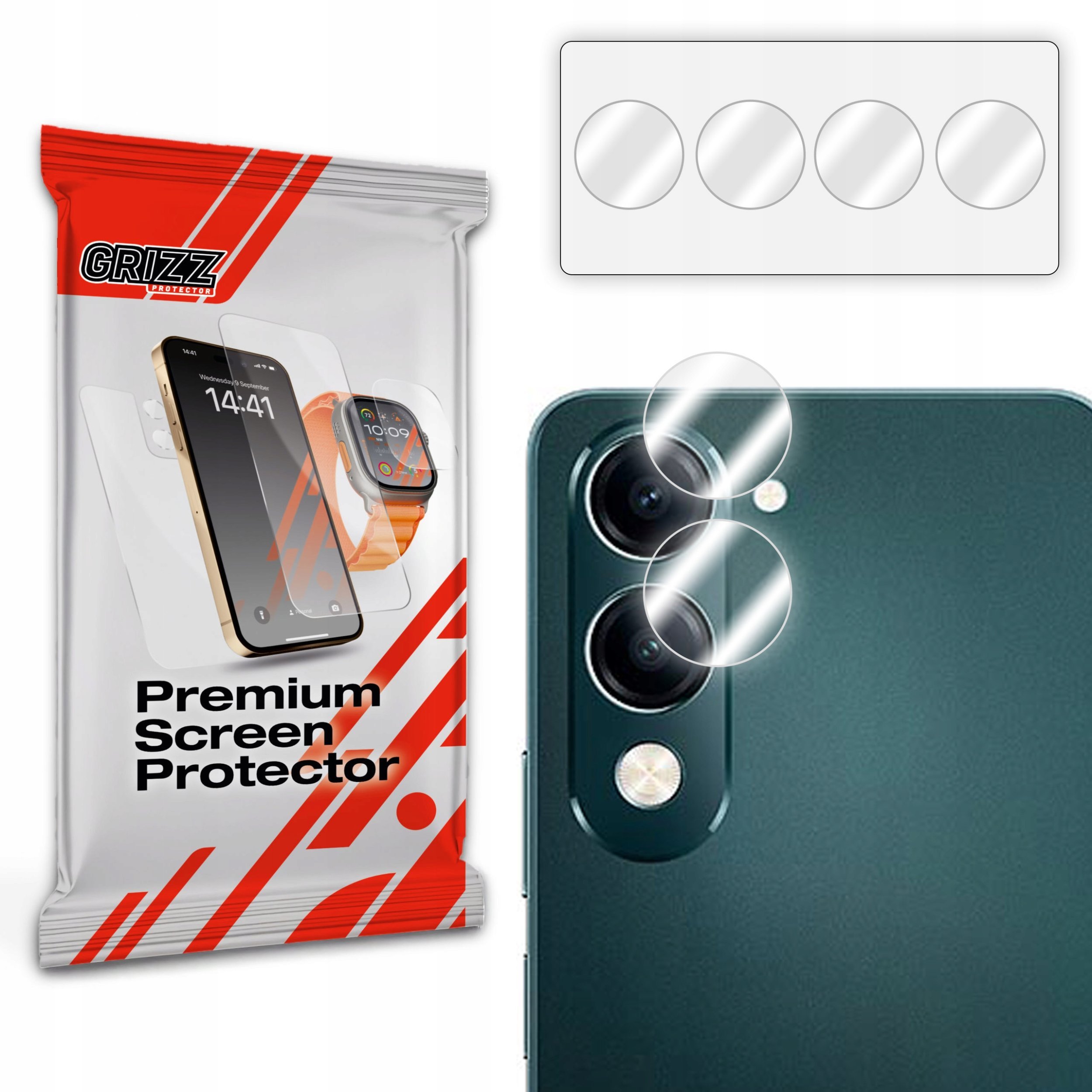 Szkło na aparat GrizzGlass HybridGlass Camera do Vivo Y19 5G