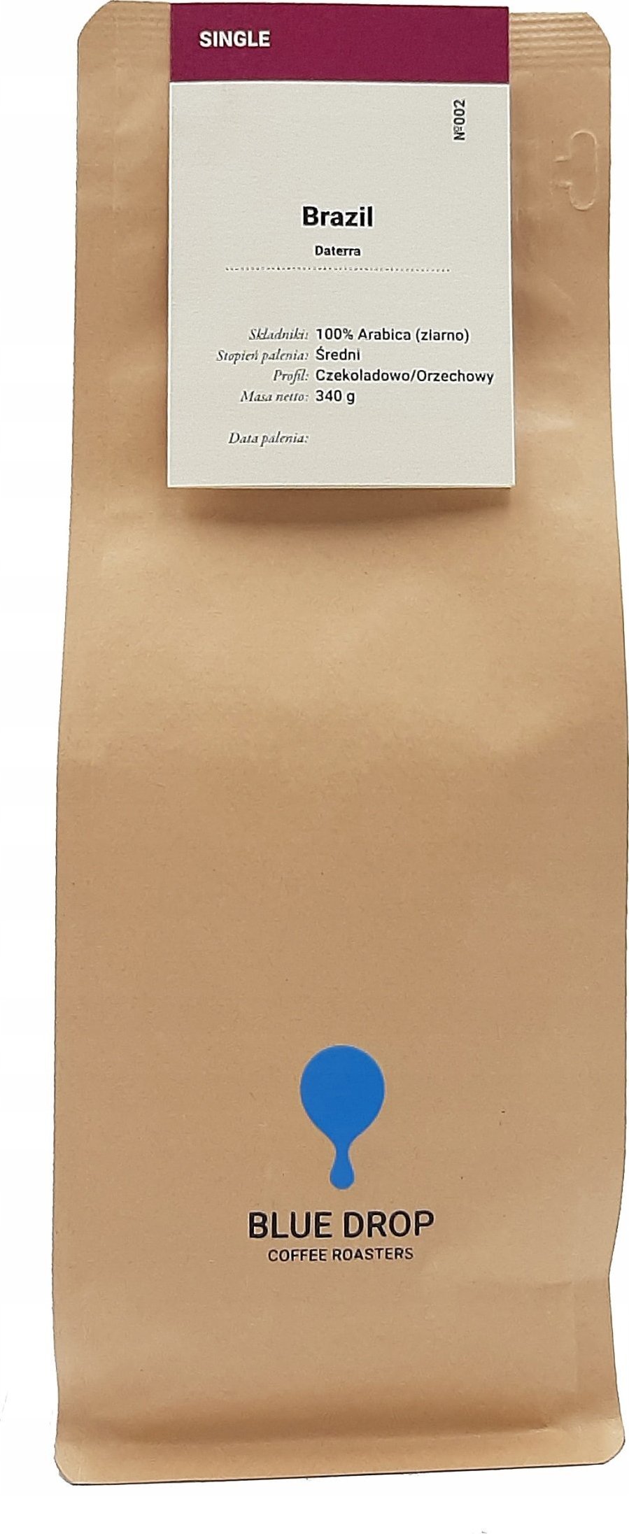 Kawa ziarnista Blue Drop Daterra 340 g