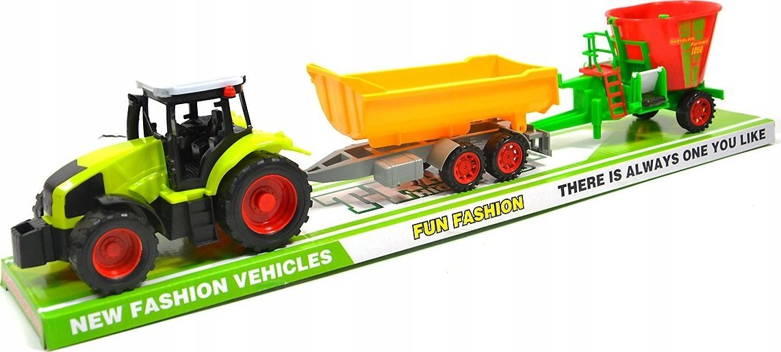 Norimpex Traktor + dwie przyczepy