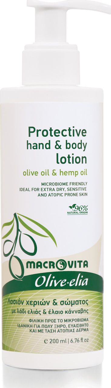 Macrovita MACROVITA OLIVE-ELIA przyjazne dla mikrobiomu ochronne mleczko do rąk i ciała 200ml