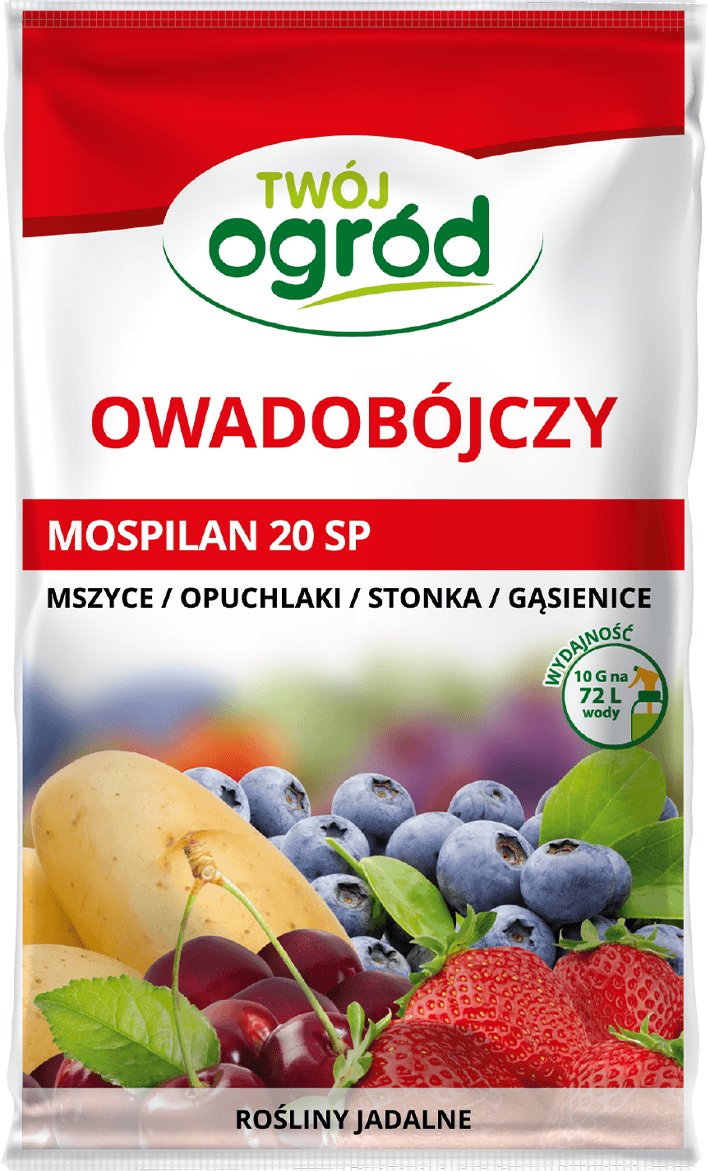 Mospilan 20 SP (acetamipryd) Twój Ogród - środek owadobójczy 10 g - do roślin jadalnych