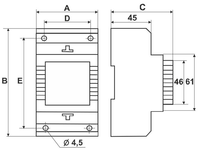 BREVE Zasilacz transformatorowy PSLF 30 230VAC/12VDC 18W 1,5A /z filtrem