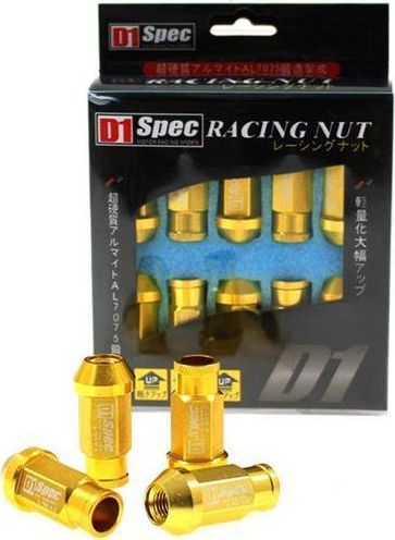 MTuning_F Nakrętki D1SPEC Replica Race M12x1.25 Gold