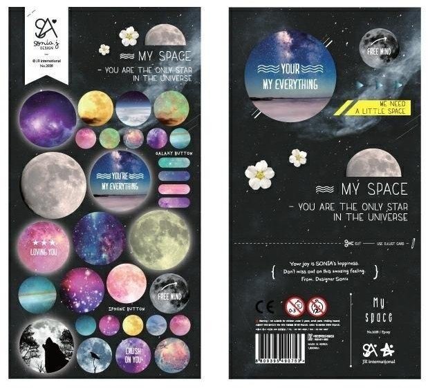 Zdesign Naklejki ozdobne Kosmos