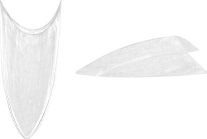 Bass Cosmetics Tipsy Stiletto bez kieszonki przezroczyste 50 szt. #9 / Bass Cosmetics