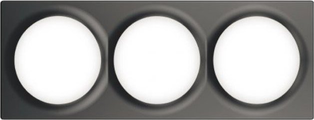 Fibaro Fibaro Ramka ozdobna potrójna antra FG-Wx-PP-0004-8