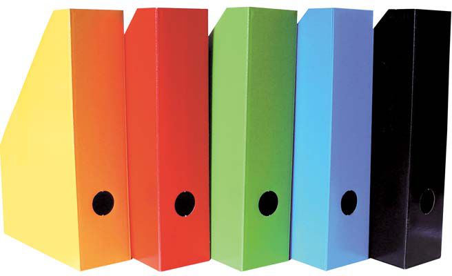 Bantex POJEMNIK BANTEX 7CM ŻÓŁTY (100552129)