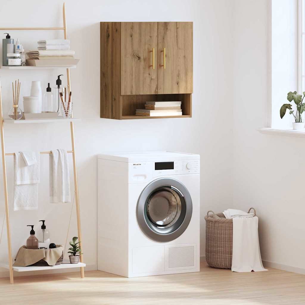 vidaXL Szafka ścienna Montowane na ścianie dąb artisan 60 x 31 x 70 cm