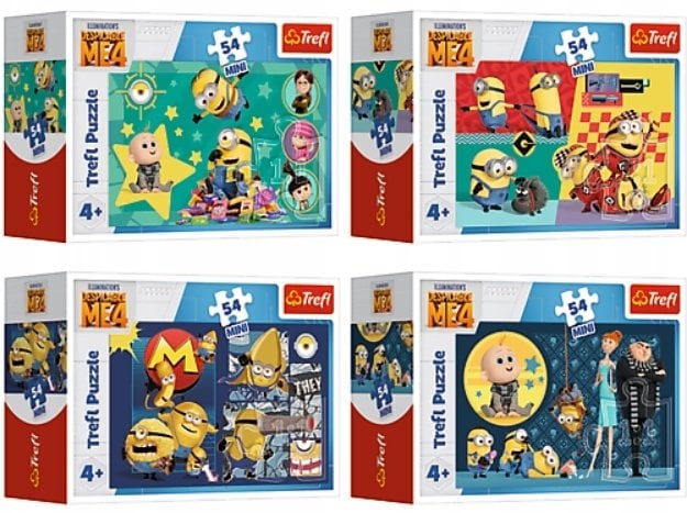 Trefl PUZZLE 54 MINI Minionki 54210 19770-1-2 19769