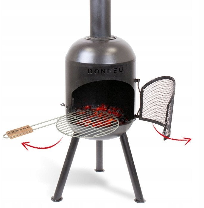 BONFEU KOMINEK OGRODOWY BONSOLO CZARNY