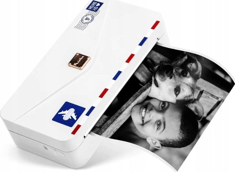 Drukarka etykiet Phomemo Phomemo M04 As Mini Drukarka Termiczna Bluetooth Do Notatek Naklejek Etykiet Zdjęć Grafik / 15-110mm / 300dpi