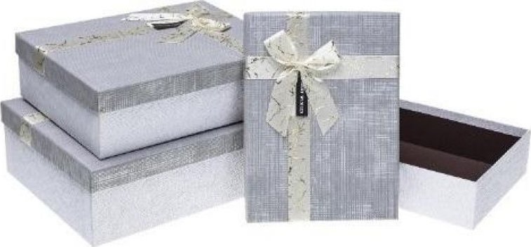 Teka Pudełko prezentowe 378-ROZ6 3szt ROZETTE