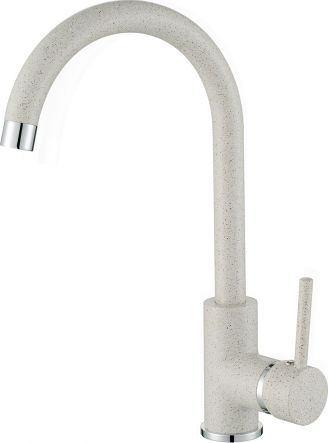 Bateria kuchenna Aquasanita Sabia stojąca biała nakrapiana (5523-112)