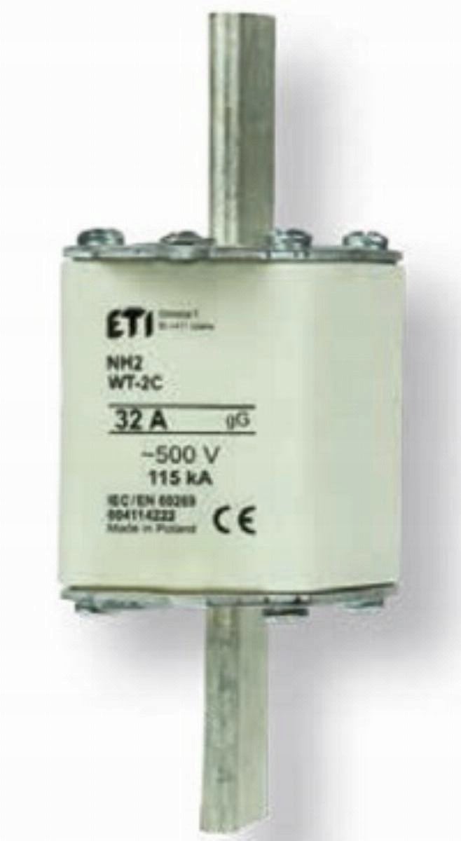Wkładka bezpiecznikowa ETI Polam NH2/WT-2C 004139395 gF 100A 500V szybka