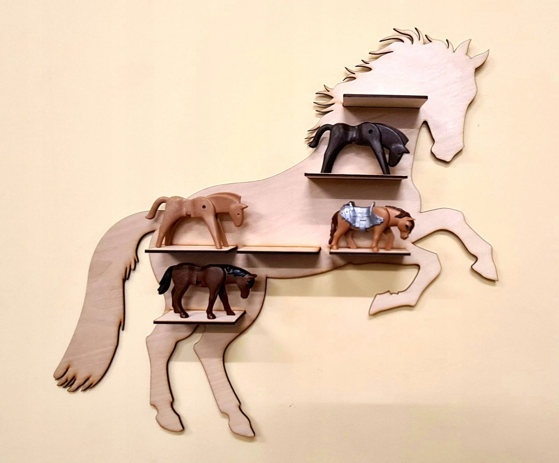 naSciane Półka regał konik KOŃ na figurki konie kucyki PS