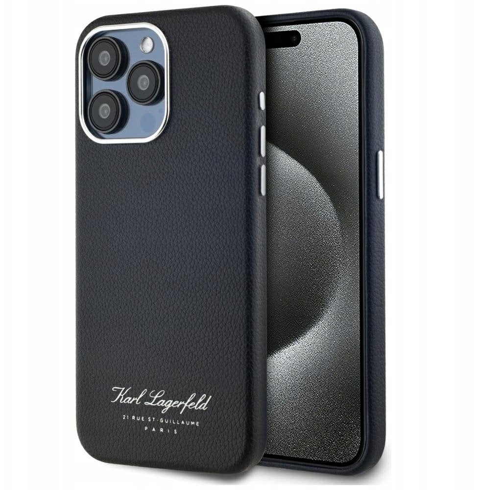 Karl Lagerfeld Etui hotel RSG do iPhone 15 Pro czarny