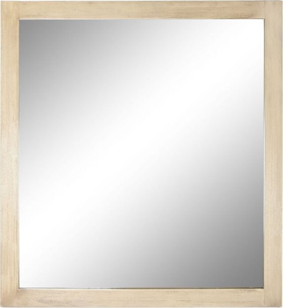 Bigbuy Home Lustro ścienne Home ESPRIT Naturalny Drewno akacjowe Tropikalny 92 x 2 x 100 cm