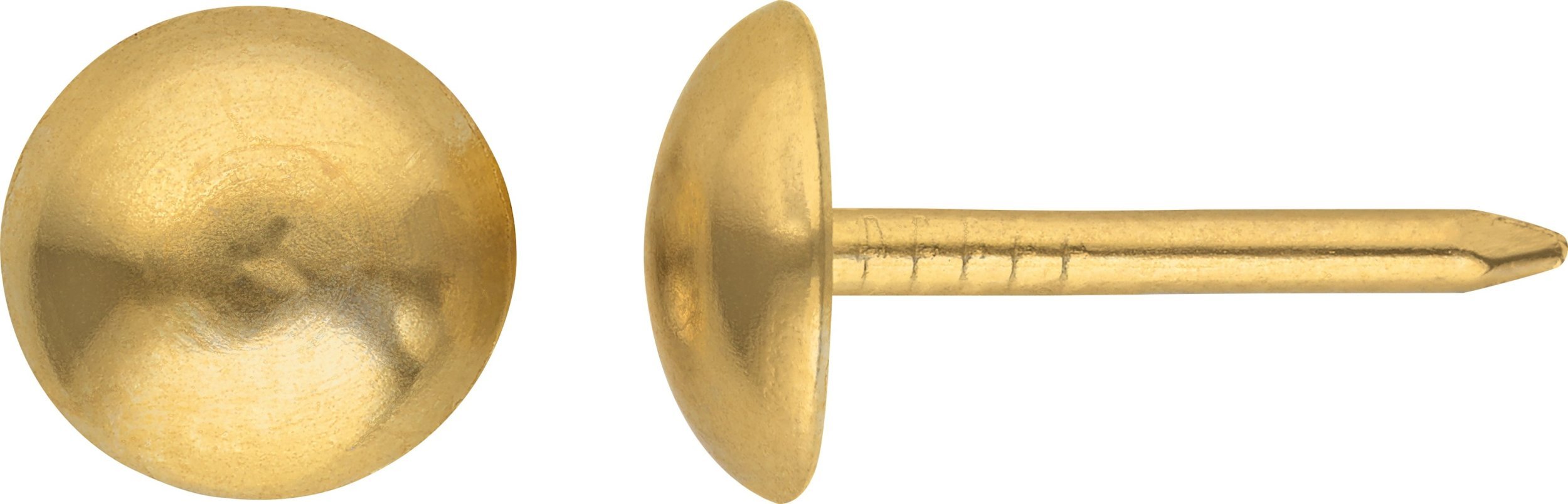 UPHOLSTERY NAIL 8 BRASS PLATED/ 55PCS