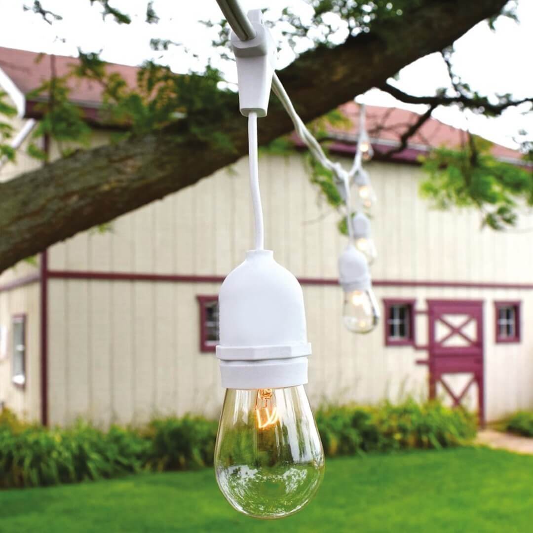 Eko-Light GIRLANDA 15 METRÓW BIAŁA (bez żarówek)