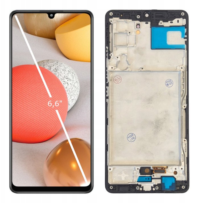 WYŚWIETLACZ EKRAN LCD DO SAMSUNG GALAXY A42 5G OLED DUŻA POWIERZCHNIA RAMKA