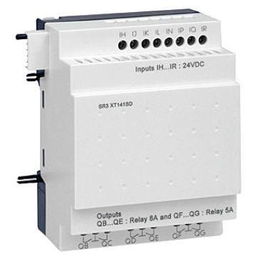 Schneider Moduł rozszerzeń dyskretnych 8 wejść D 6 wyjść P 24VDC SR3XT141BD