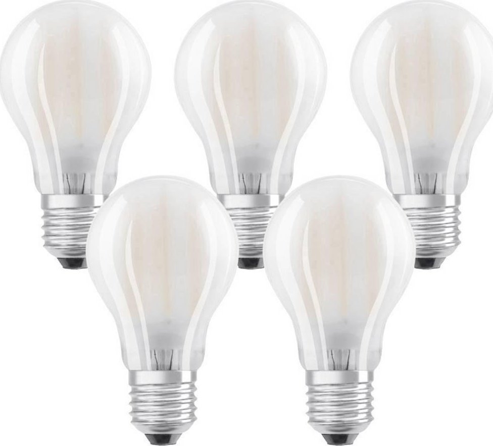 Ledvance OSRAM LED BASE CL A GL Fros. 7W 827 E27 806lm 2700K (CRI 80) 10000h A++ (Krabička 5ks)