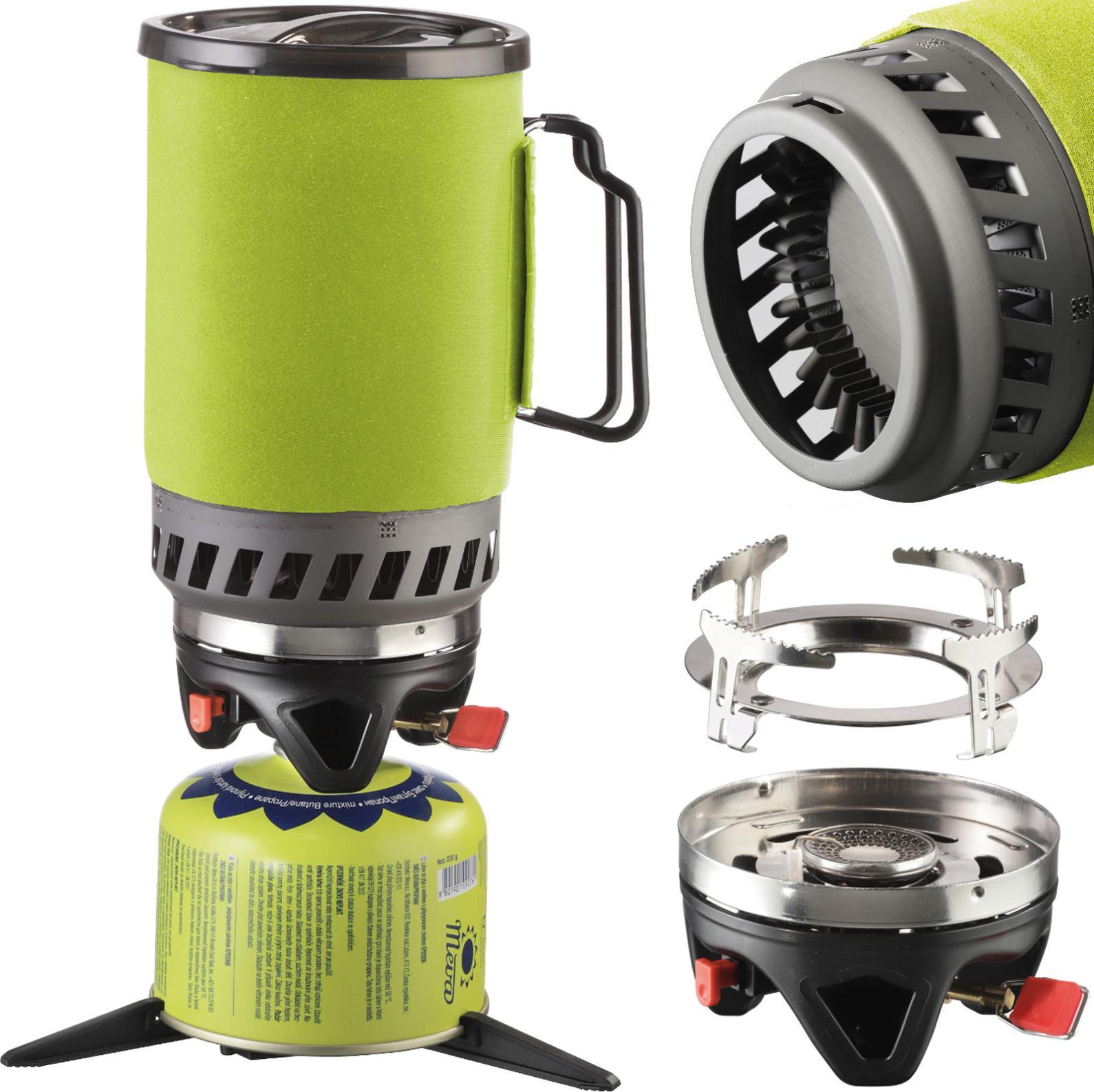 Meva Kuchenka turystyczna na gaz na kartusze gazowe TRIPPER ZESTAW Kuchenka turystyczna na gaz na kartusze gazowe TRIPPER ZESTAW