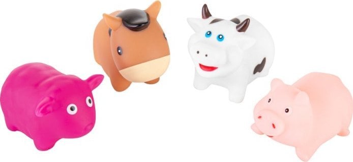 Zabawki kąpielowe Farma 4 szt A0168