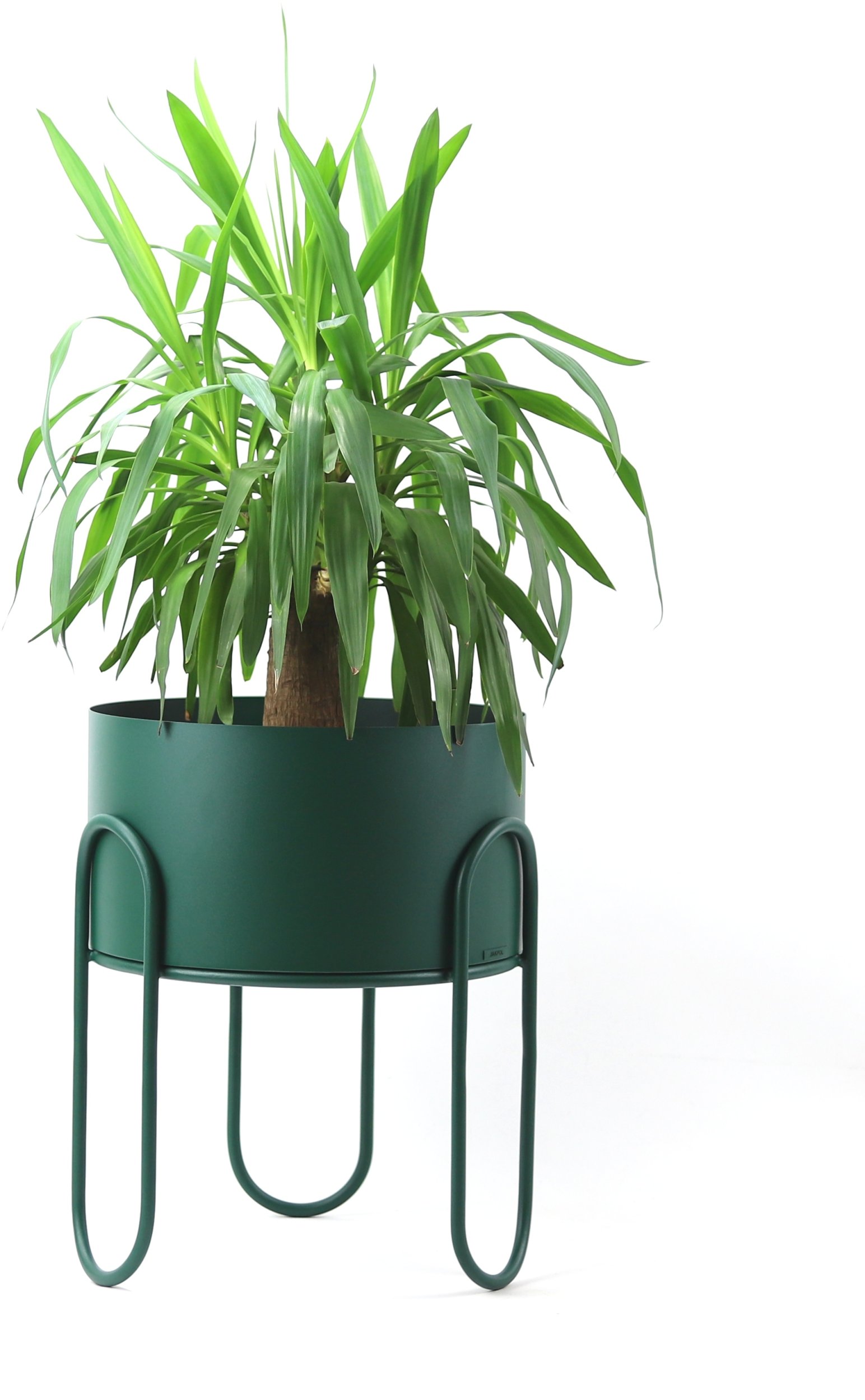 Kwietnik Metalowy BOMO 60cm Butelkowa Zieleń