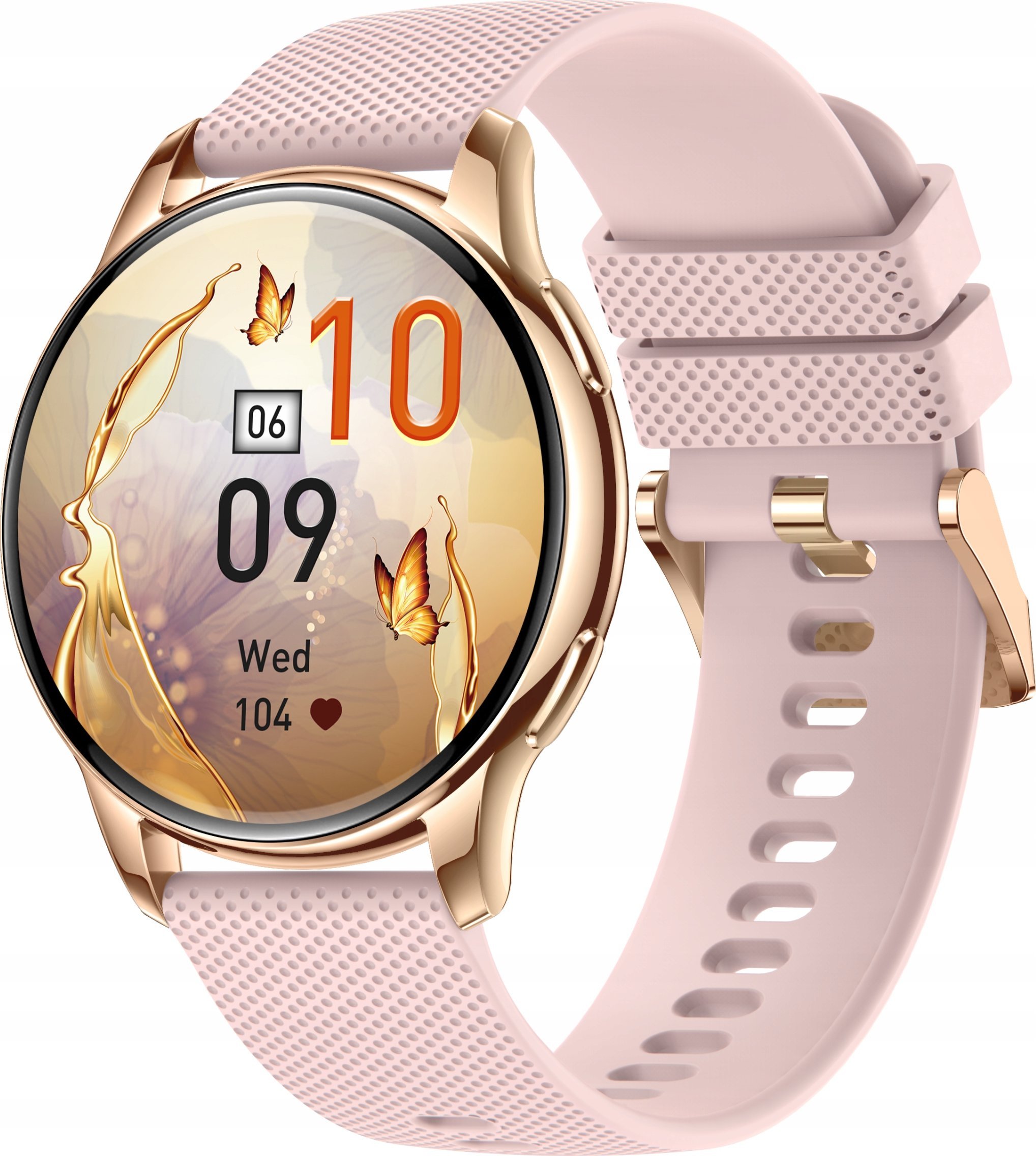 Smartwatch Wenom SMARTWATCH ZEGAREK DAMSKI ELEGANCKI ROZMOWY CIŚNIENIE MENU PL AMOLED