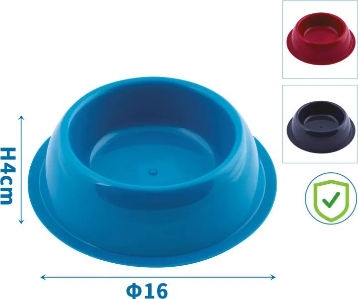 Nobleza Podstawowa plastikowa miska dla zwierząt Podstawowa plastikowa miska dla zwierząt