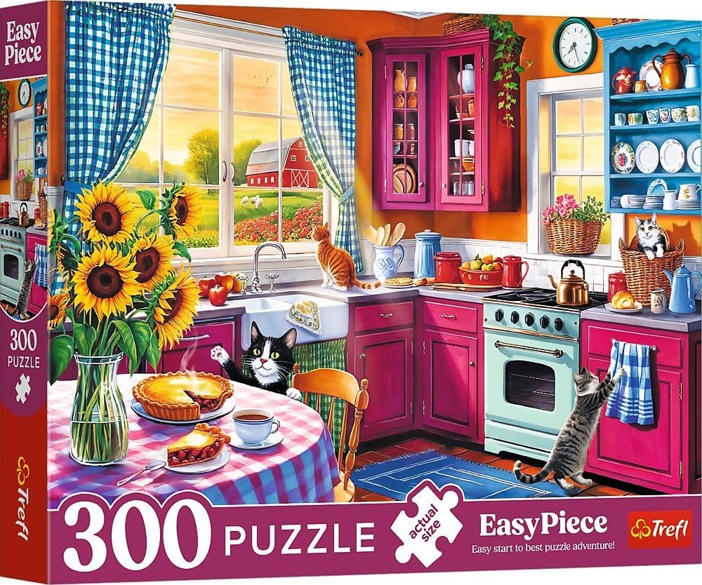 Trefl Puzzle EasyPiece Poranek w kuchni 300 elementów (23102)