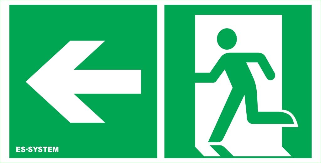 Es-System Piktogram do Screen Basic 150x300 lewo + drzwi (984908)
