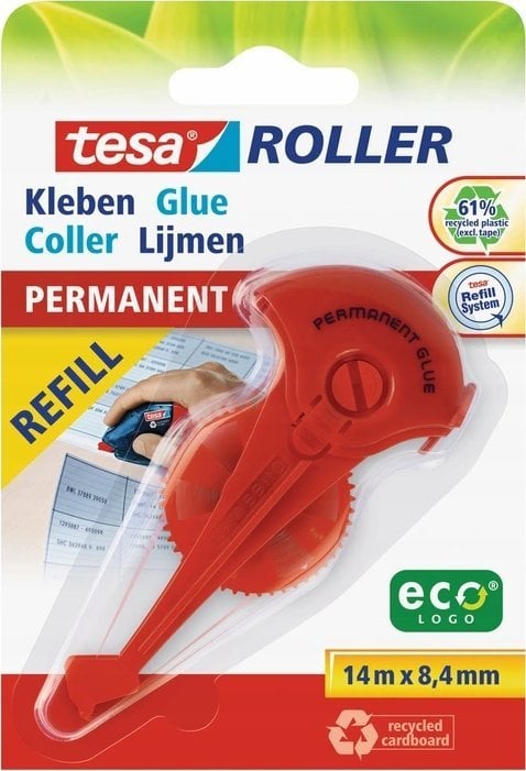 Tesa tesa Nachfüllkassette Kleberoller 14m 8,4mm permanent