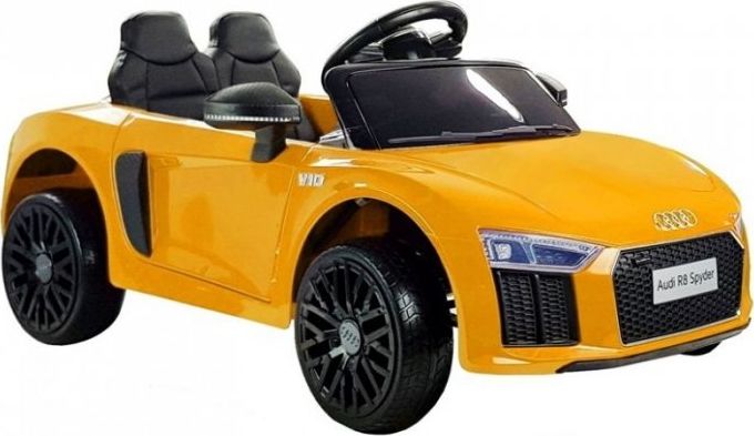 Lean Sport Auto na Akumulator Audi R8 Spyder Żółty