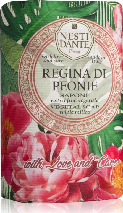 Nesti Dante Mydło w kostce Regina Di Peonie Sapone Piwonia 250g