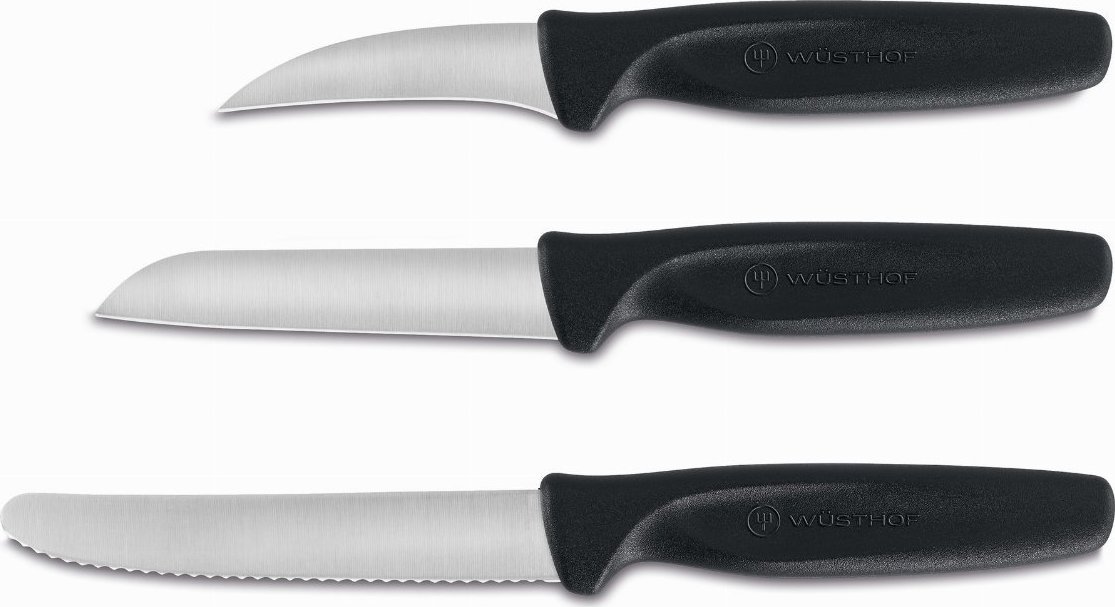 Wusthof Create Collection Zestaw 3 noży do warzyw czarne