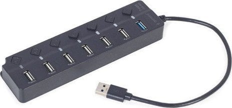 HUB USB Gembird I/O HUB USB3 7PORT/UHB-U3P1U2P6P-01 GEMBIRD
