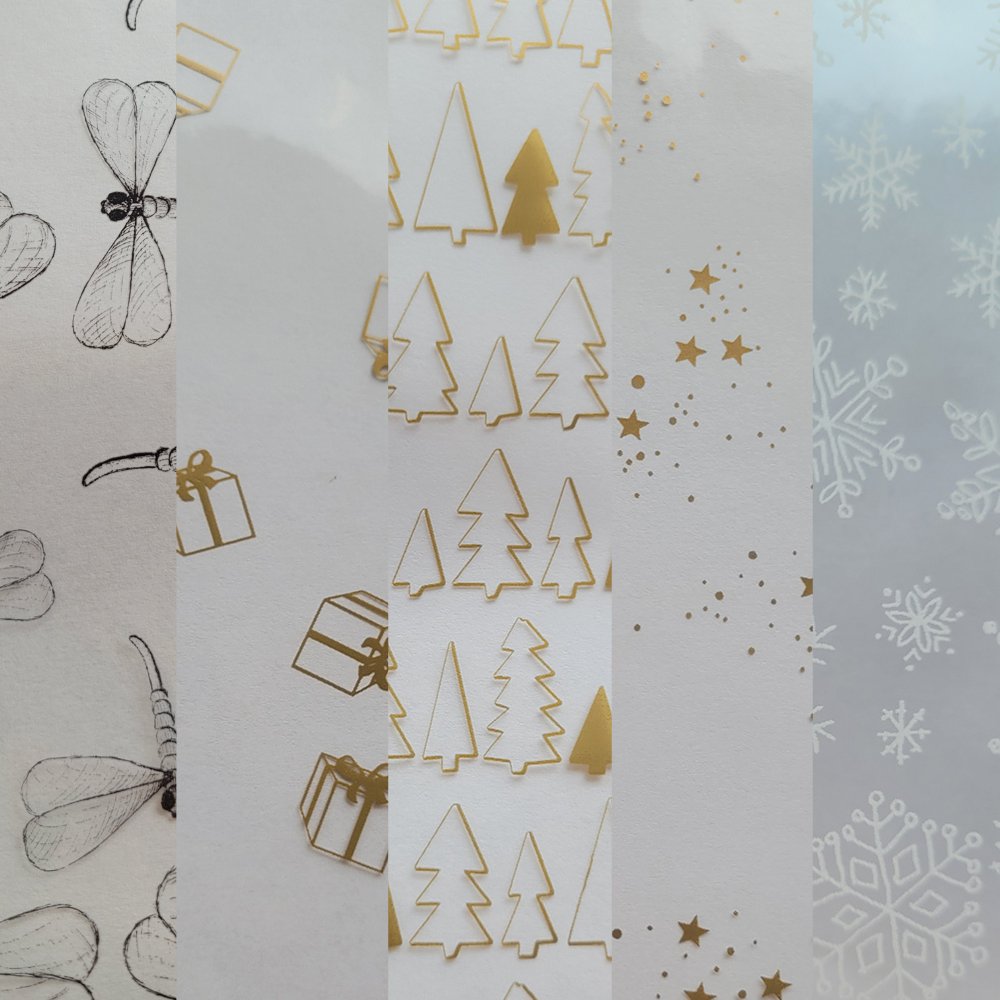 Fastima Zestaw folii celofanowej do pakowania 70cmx1,5m 5x1,5m ZST73