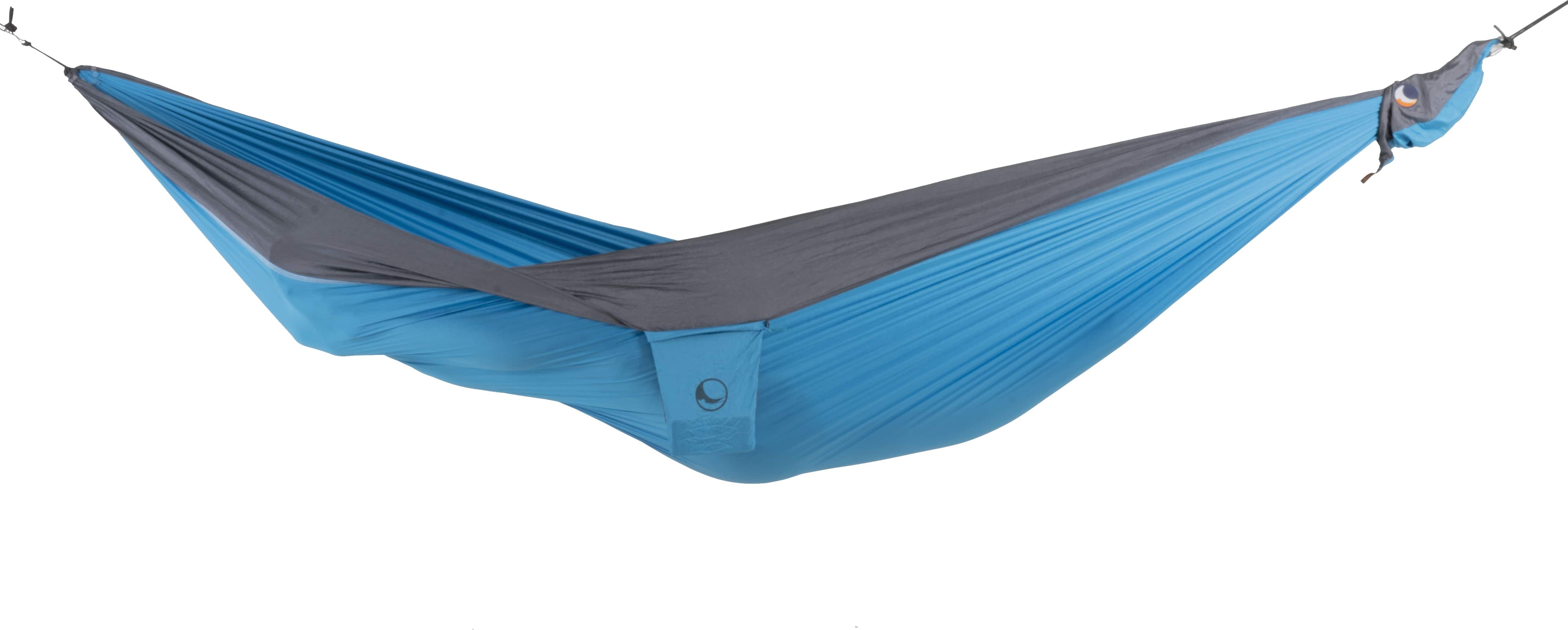 Ticket To The Moon Hamak dwuosobowy Original Hammock Aqua/Dark Grey 320x200cm (TMO1503)