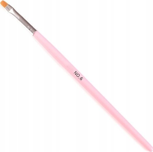 Cosmetics Zone Pędzelek do żelu 6 różowy