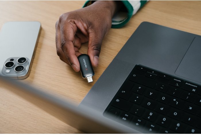 Pendrive Verbatim Plectra 128GB USB-C 3.0 Black