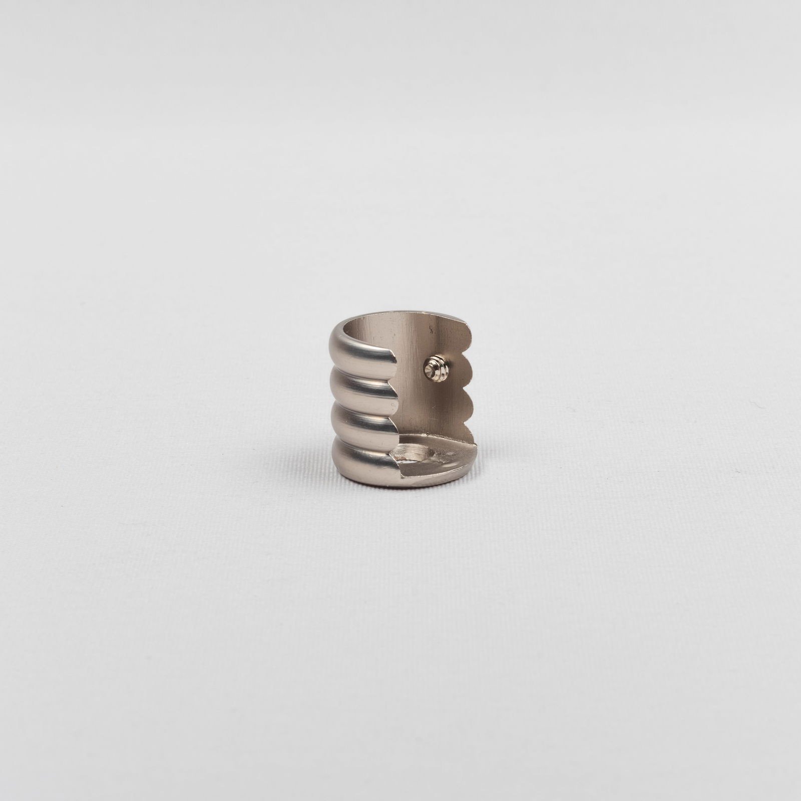 CURTAIN RAIL HOLDER TUBE BRIGH MATTE D16